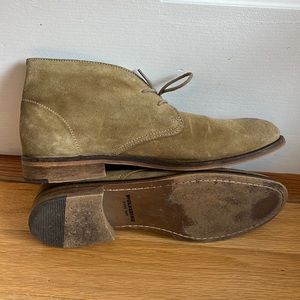 Wolverine leather dress shoes green men's 9.5